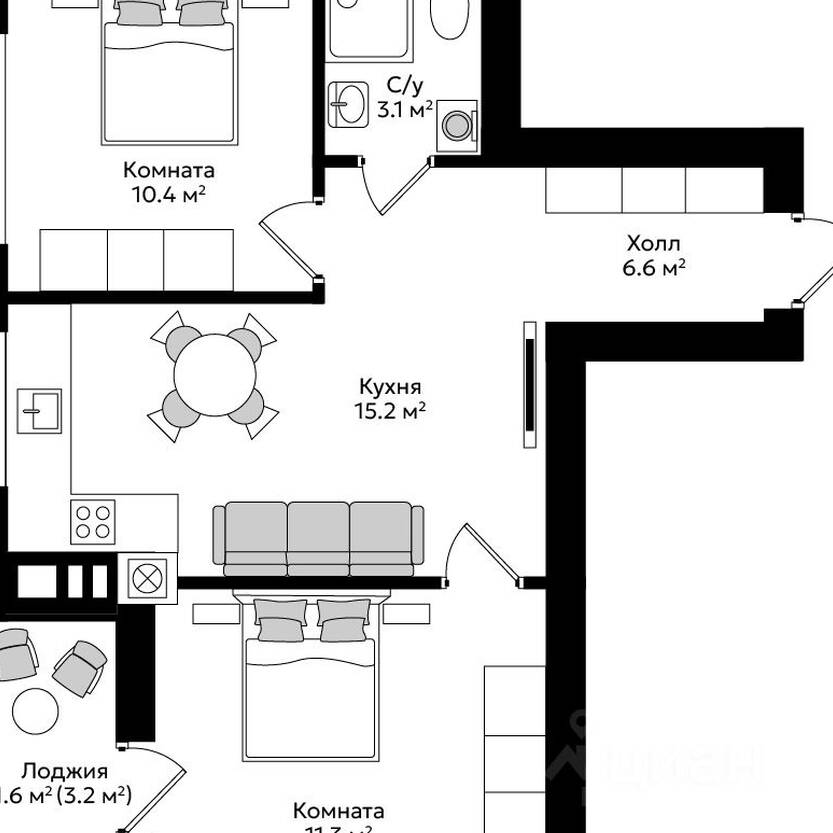 Plans ЖК «Пражский»