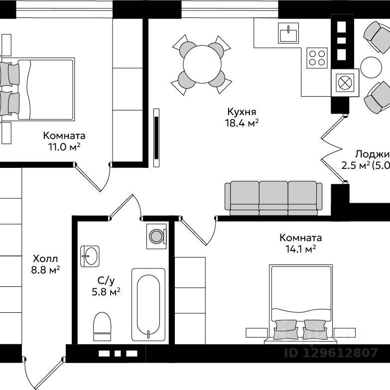 Plans ЖК «Пражский»