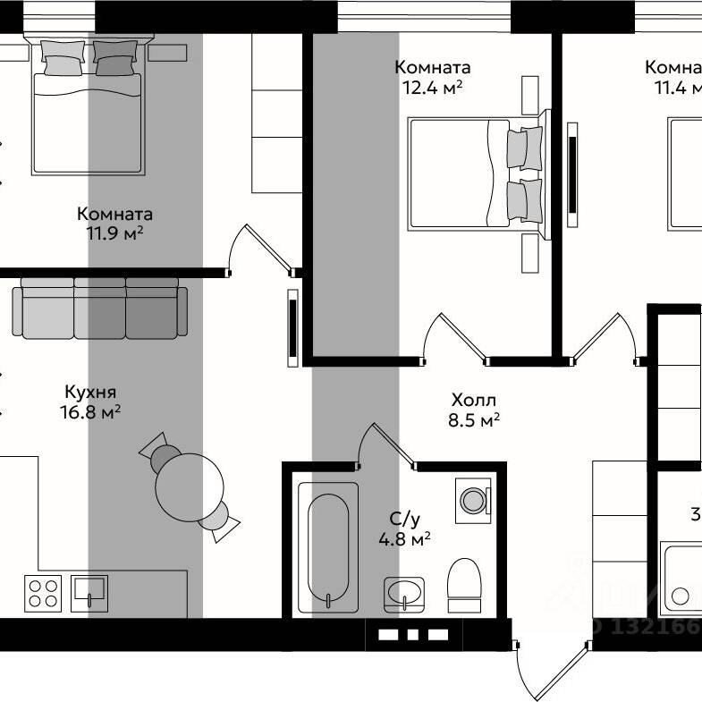 Plans ЖК «Пражский»