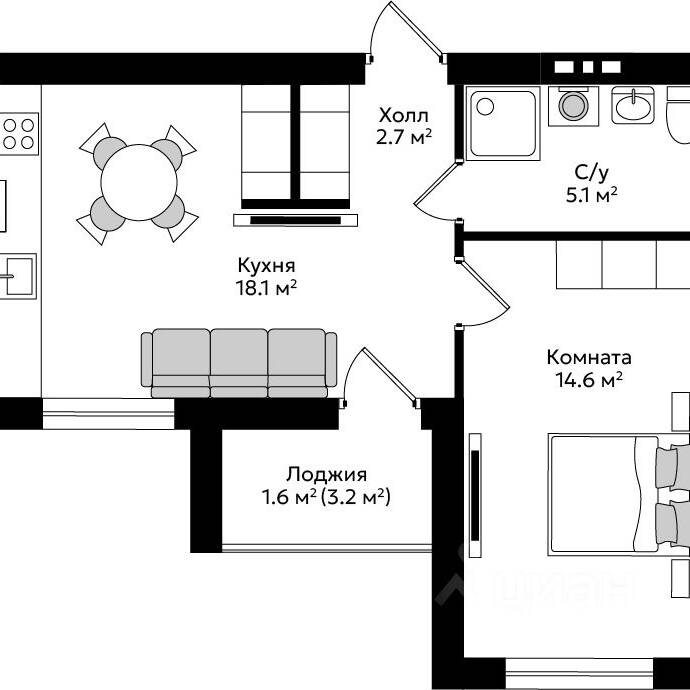 Plans ЖК «Пражский»