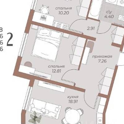 Plans ЖК «Пиллау»