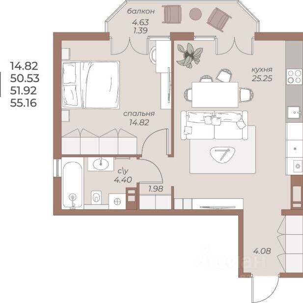 Plans ЖК «Пиллау»