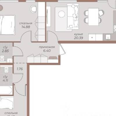 Plans ЖК «Пиллау»