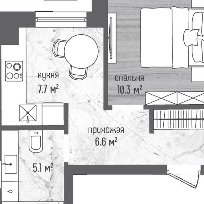 Plans ЖК «Морена»
