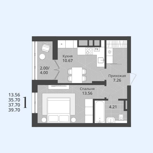 Plans ЖК «Империя»