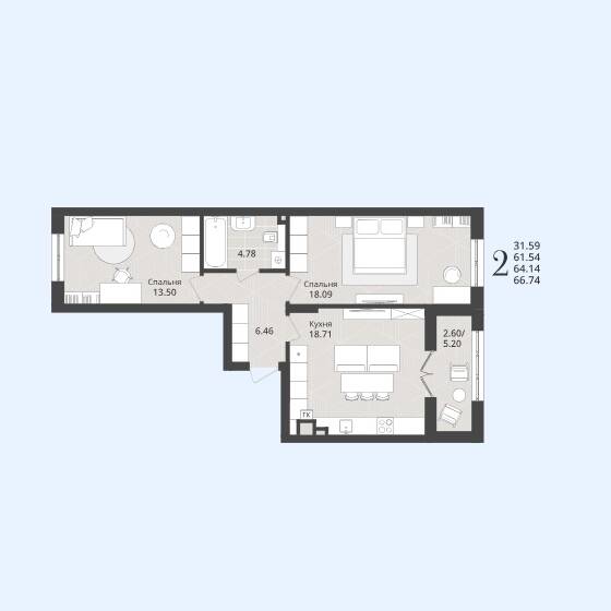 Plans ЖК «Империя»