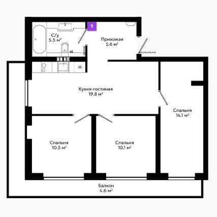 Plans ЖК «Курортный»