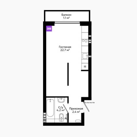 Plans ЖК «Курортный»