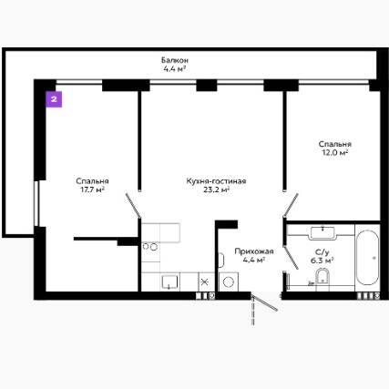 Plans ЖК «Курортный»