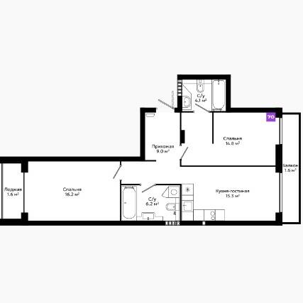 Plans ЖК «Курортный»