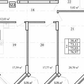 Plans ЖК «Дом на Заовражной»