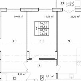 Plans ЖК «Дом на Заовражной»
