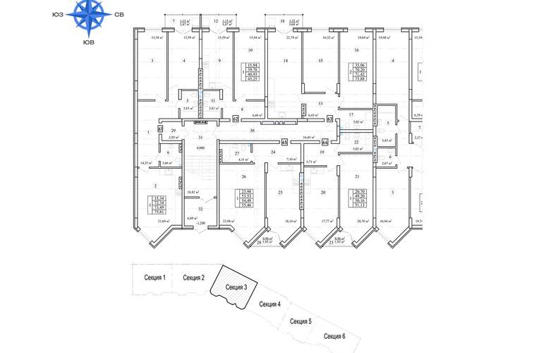 Site plan – ЖК «Дом на Заовражной»