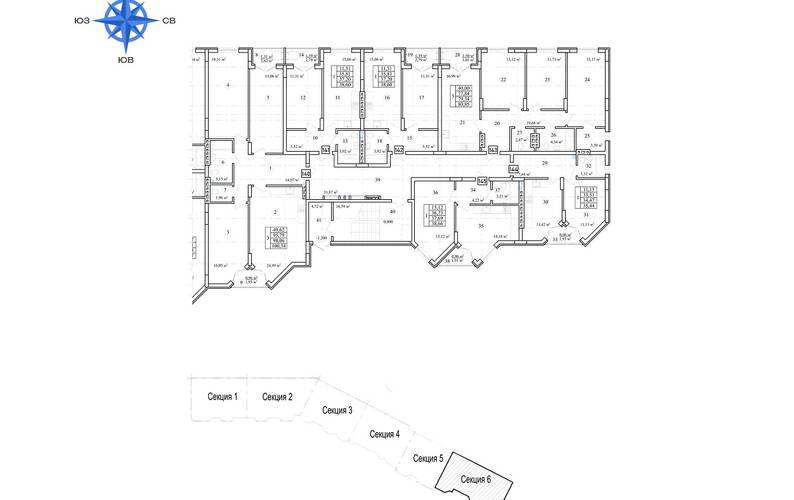 Site plan – ЖК «Дом на Заовражной»