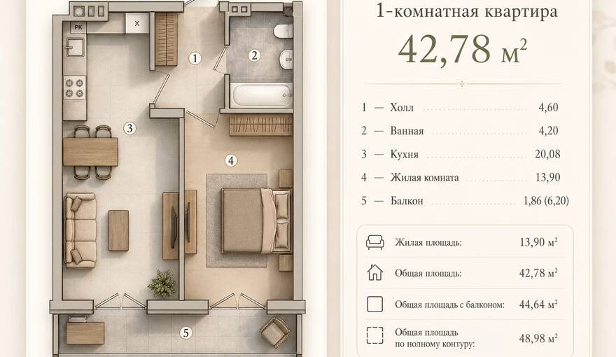 Планировка ЖК по ул. Красносельская