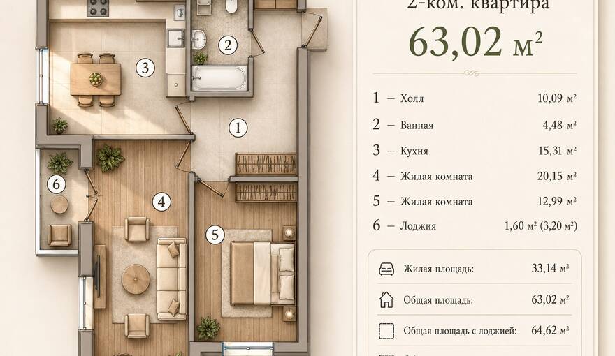Планировка ЖК по ул. Красносельская