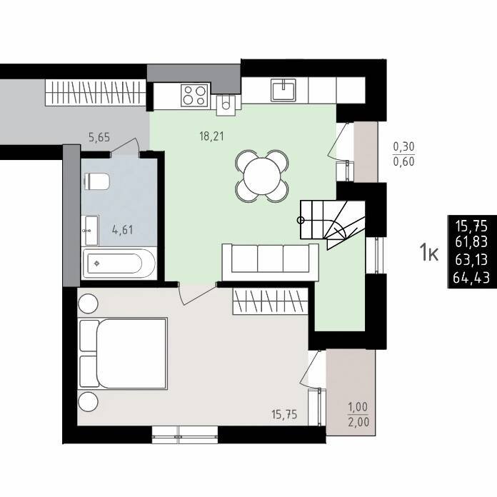 Plans ЖК «Терра»