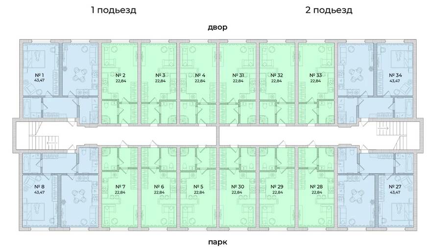 Планировка ЖК «Феникс»