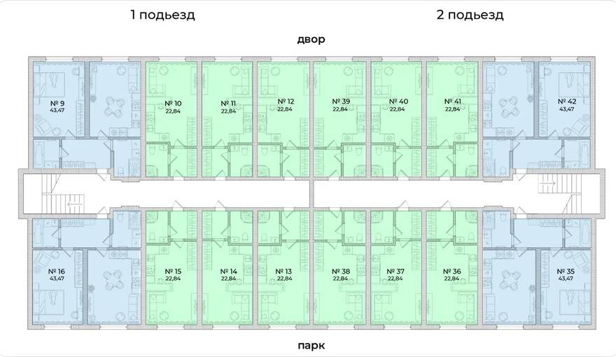 Планировка ЖК «Феникс»