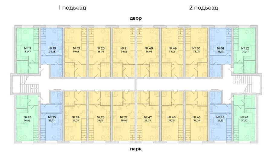 Планировка ЖК «Феникс»