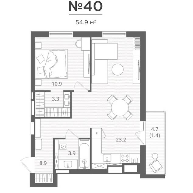 Plans ЖК «Дом на Стекольной»