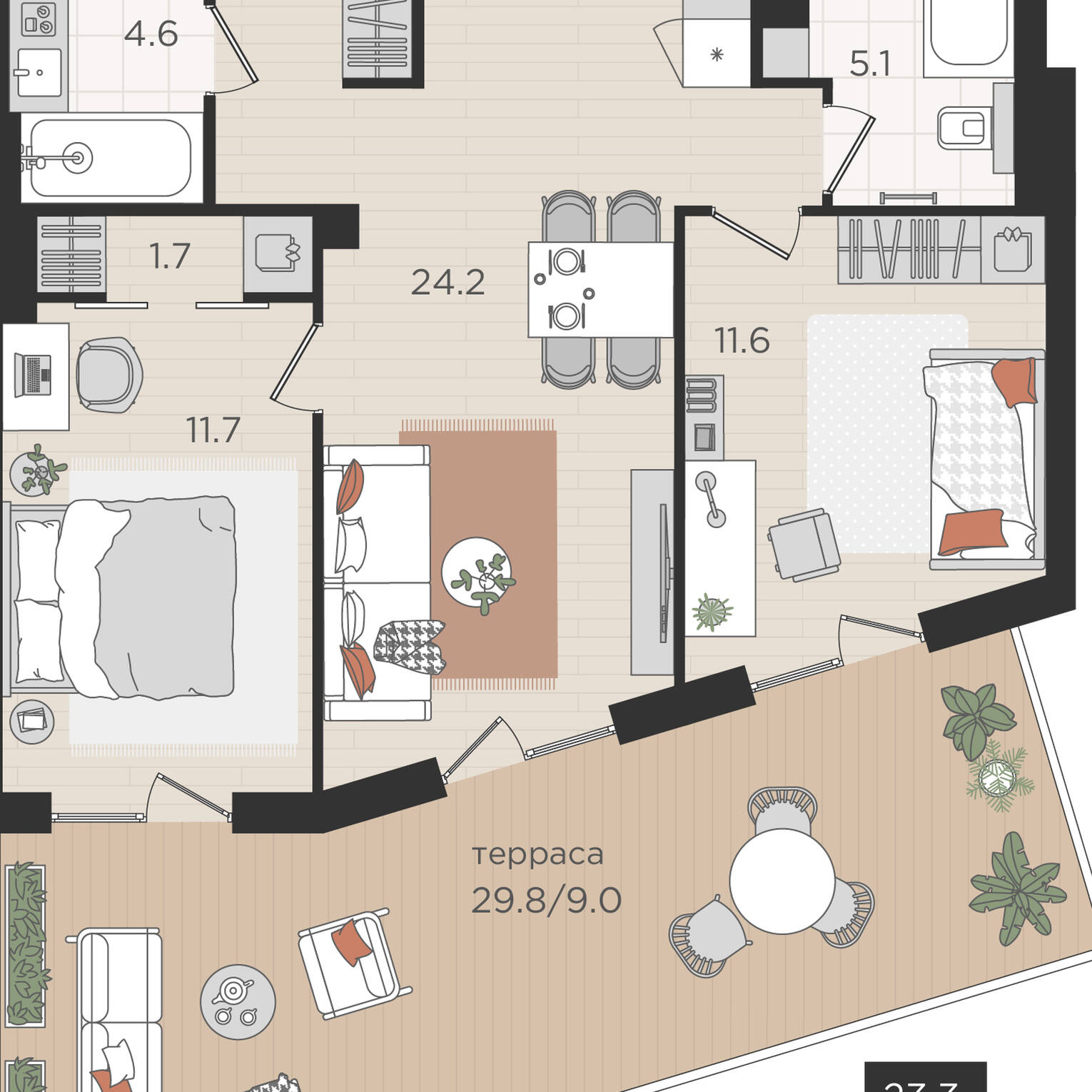 Plans ЖК «Кислород О2»