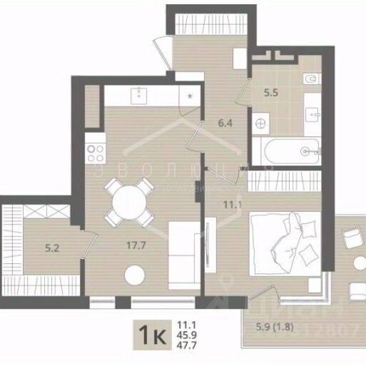 Plans ЖК МО’ре