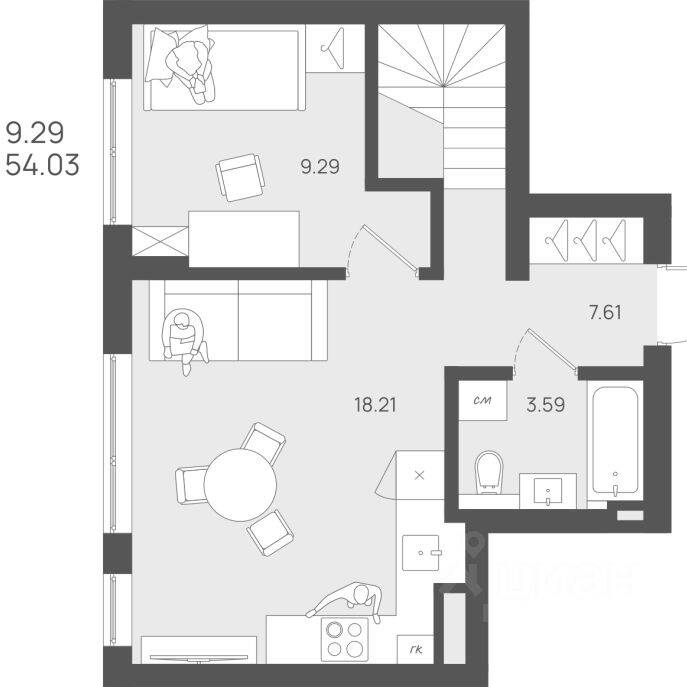 Plans ЖК «Морис»