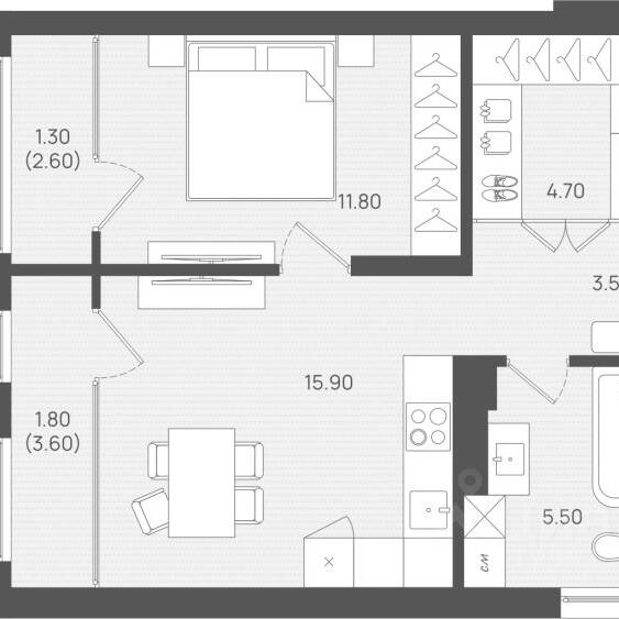 Plans ЖК «Nordis»
