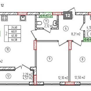 Plans ЖК «Долина Северной Горы»