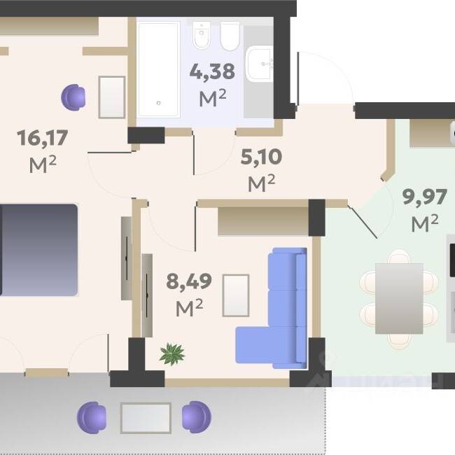 Plans ЖК «Пионерский курорт»