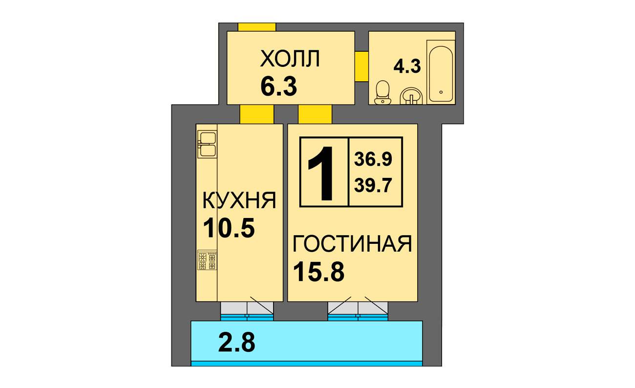 Plans ЖК «Дадаевский», дом №4