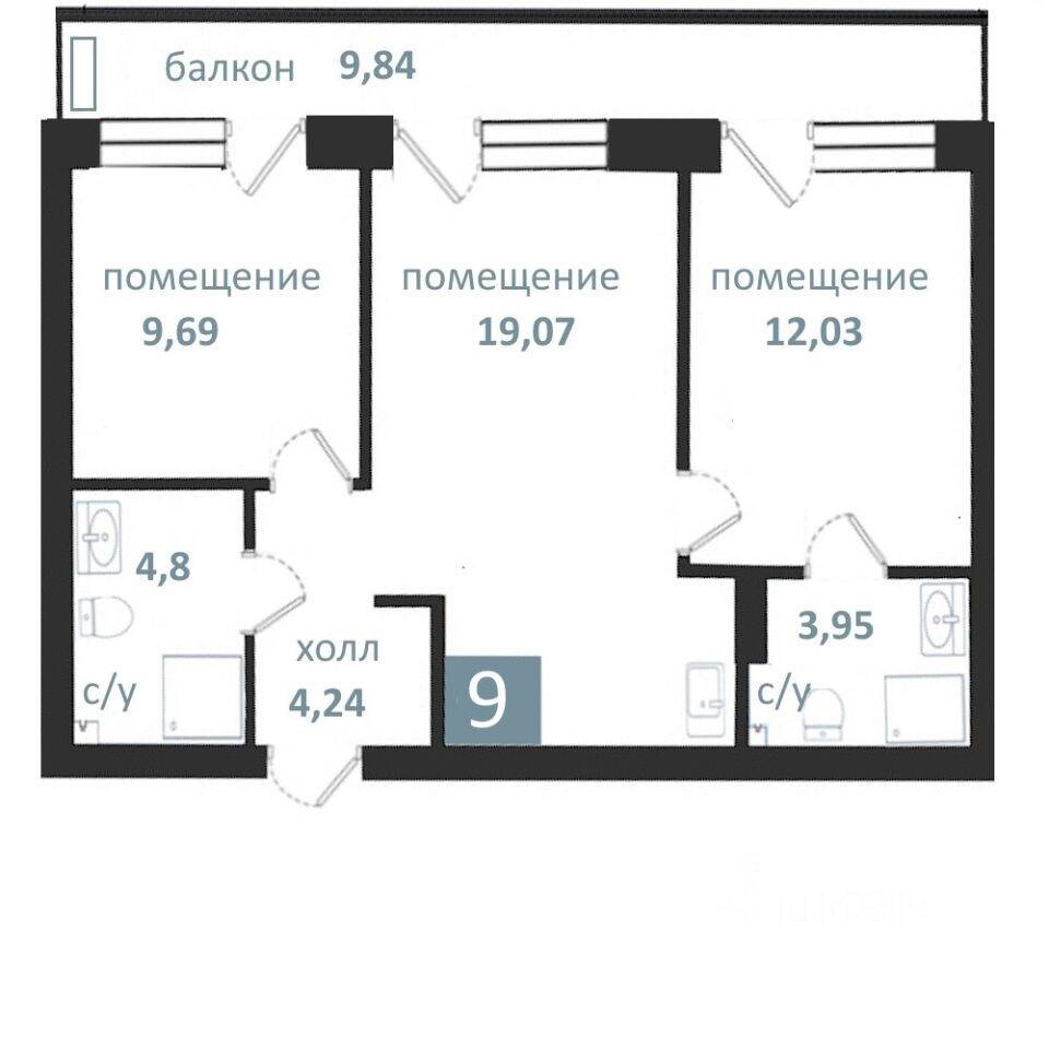 Plans Апарт комплекс «Престиж парк»