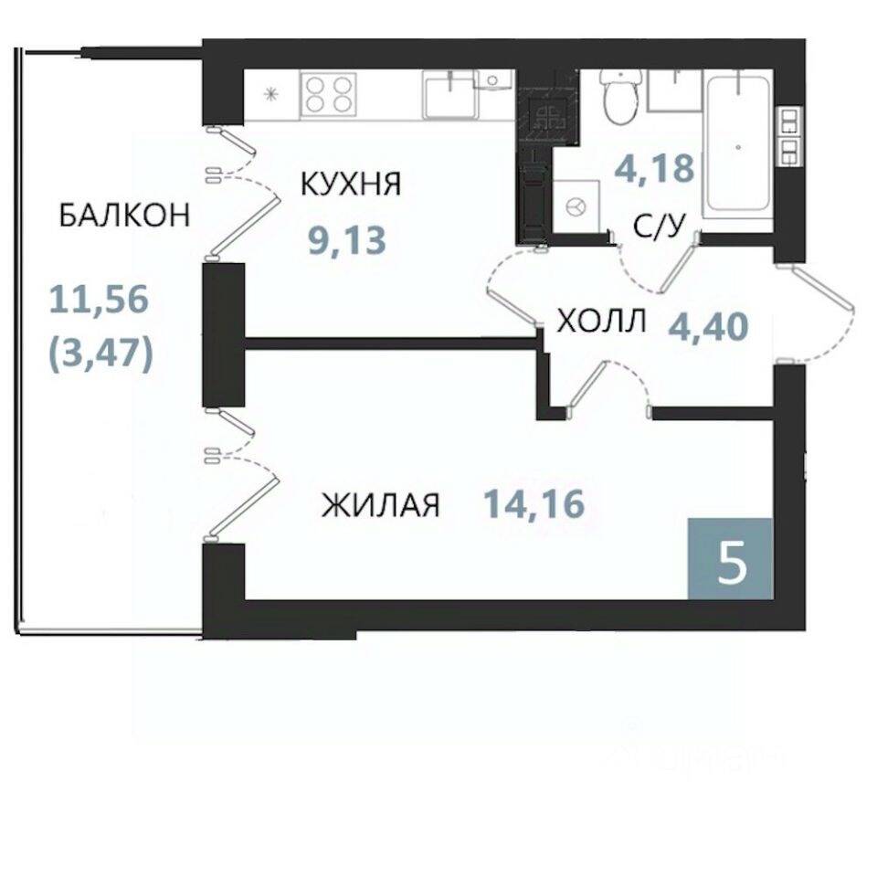 Plans ЖК «Морская нота»