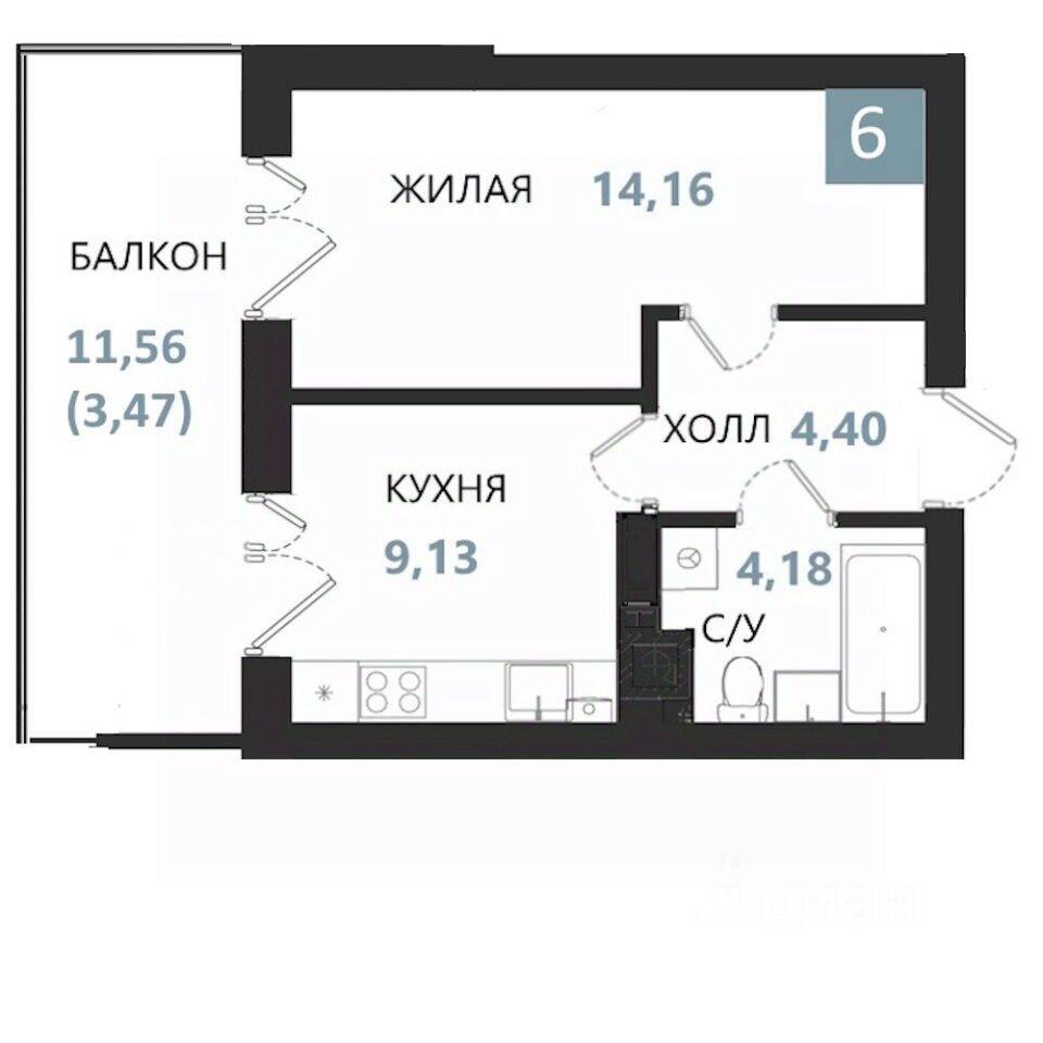 Plans ЖК «Морская нота»