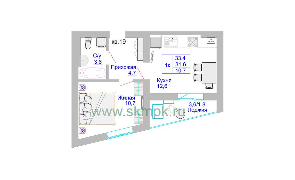 Plans ЖК Домик у озера