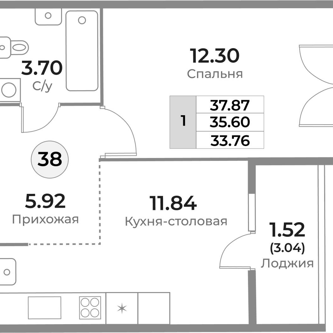 Plans ЖК «Легенды Девау»