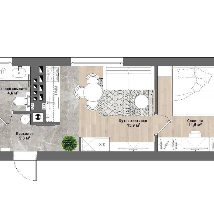 Plans ЖК «Регата»