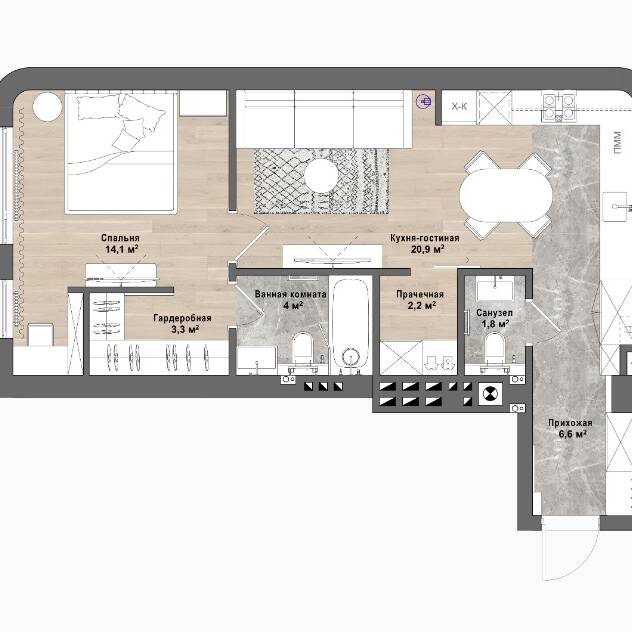 Plans ЖК «Регата»