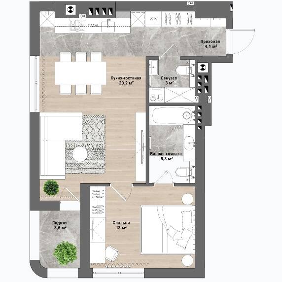 Plans ЖК «Регата»