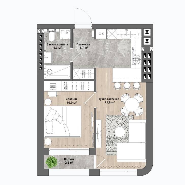 Plans ЖК «Регата»