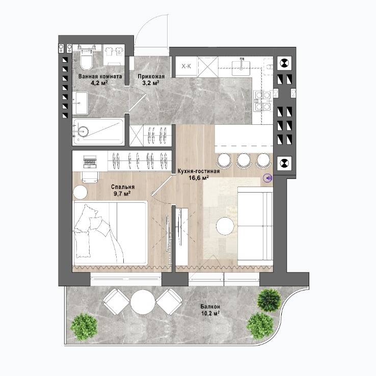 Plans ЖК «Регата»