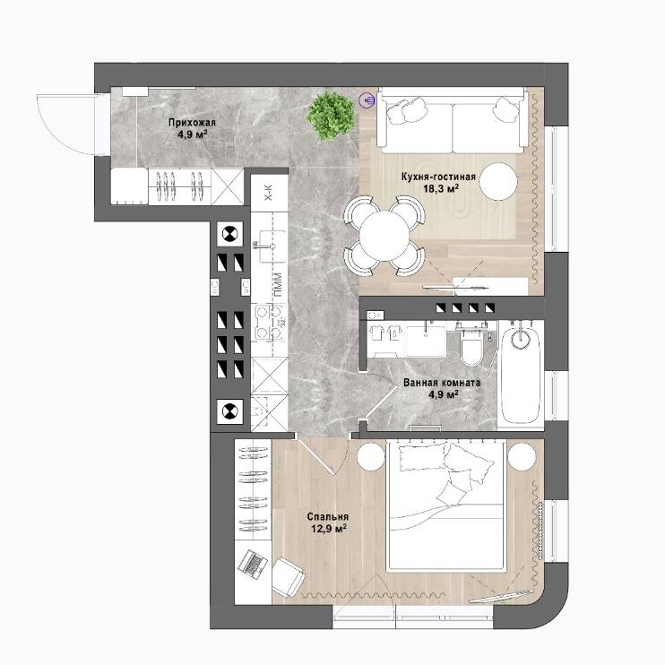 Plans ЖК «Регата»