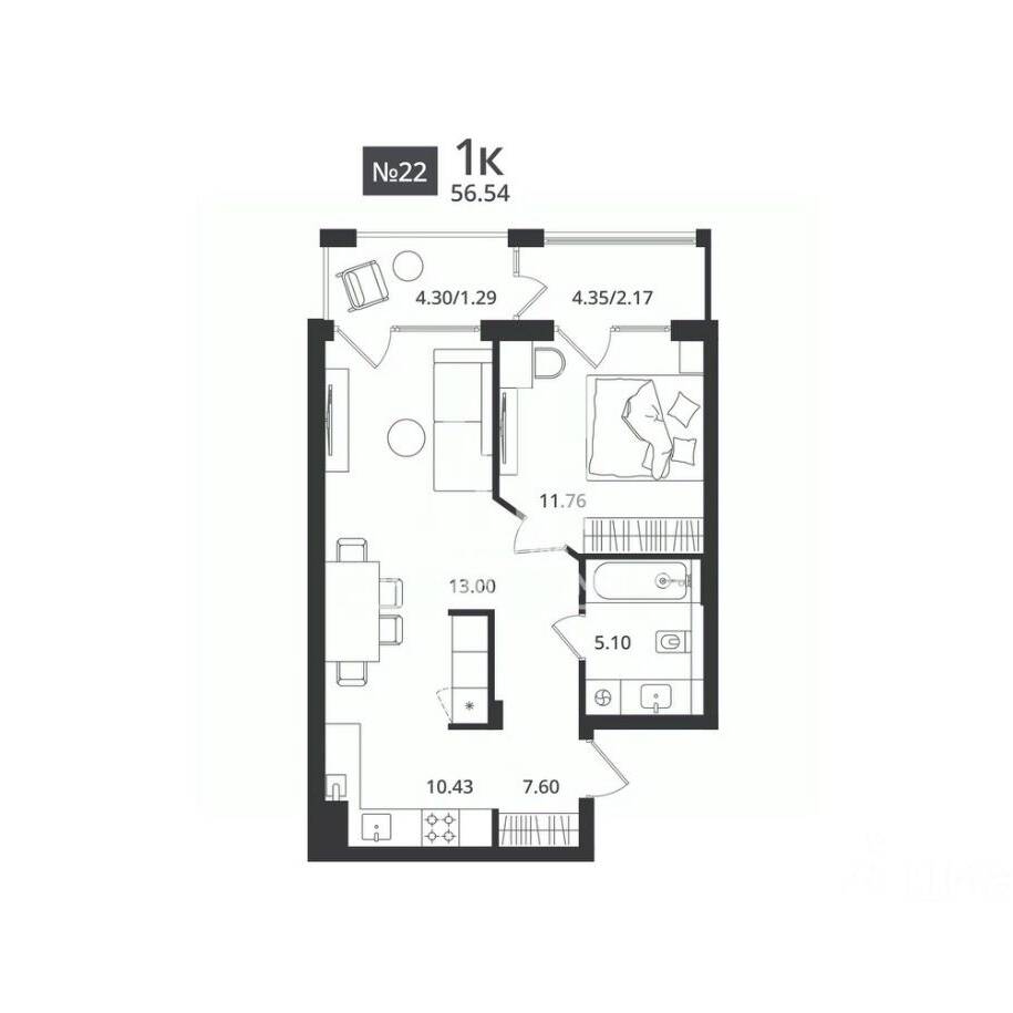 Plans ЖК «Гармония»