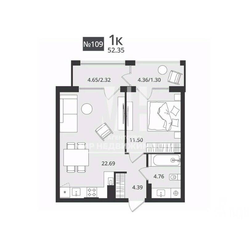 Plans ЖК «Гармония»