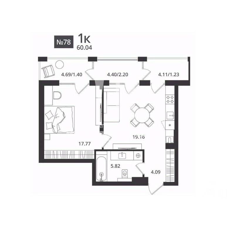 Plans ЖК «Гармония»
