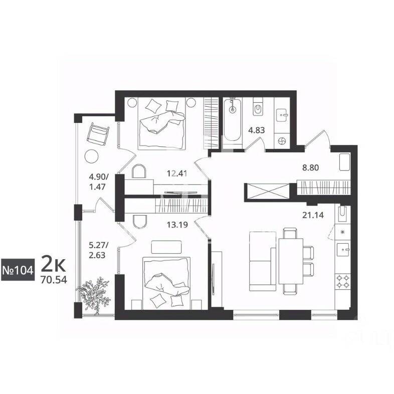 Plans ЖК «Гармония»