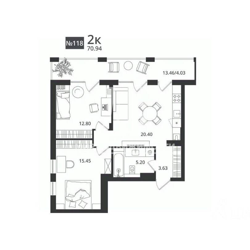 Plans ЖК «Гармония»
