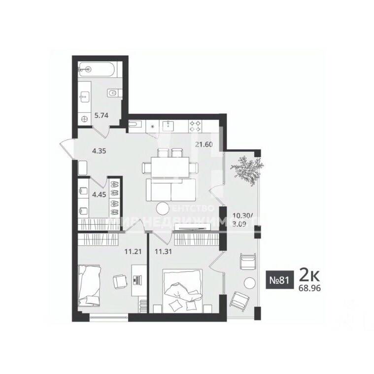 Plans ЖК «Гармония»