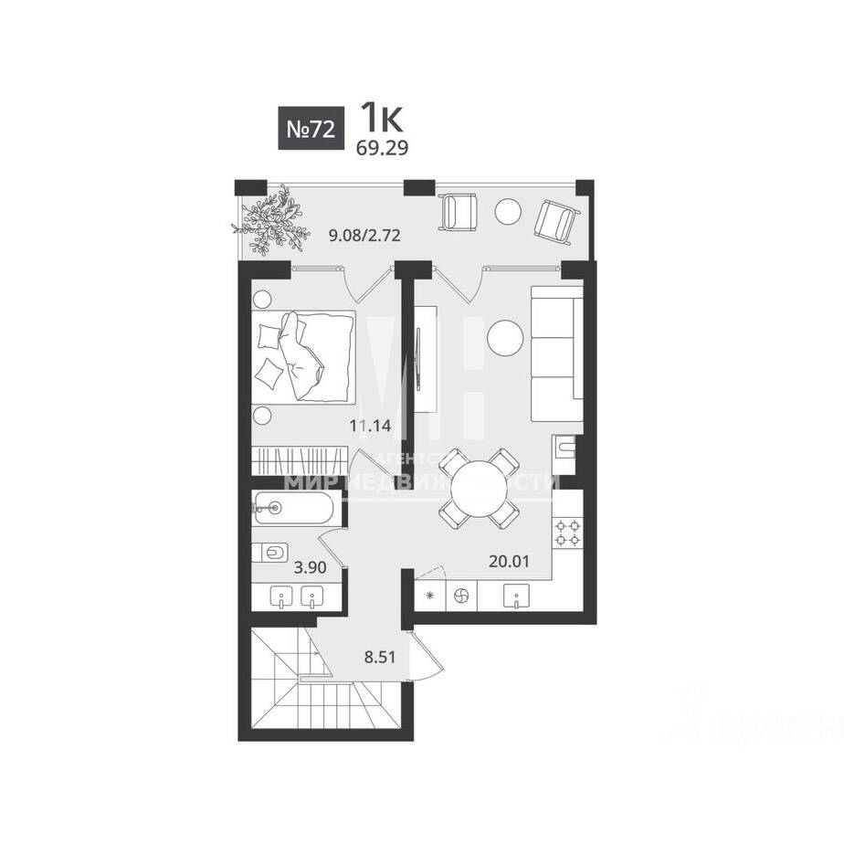 Plans ЖК «Гармония»